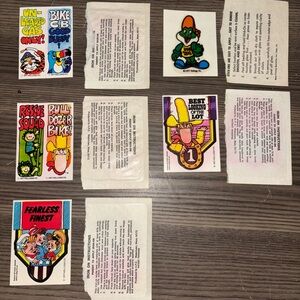 1977 Kellogg Co. Collectors Vintage 4 Iron-On Patches and 1 Stick-On